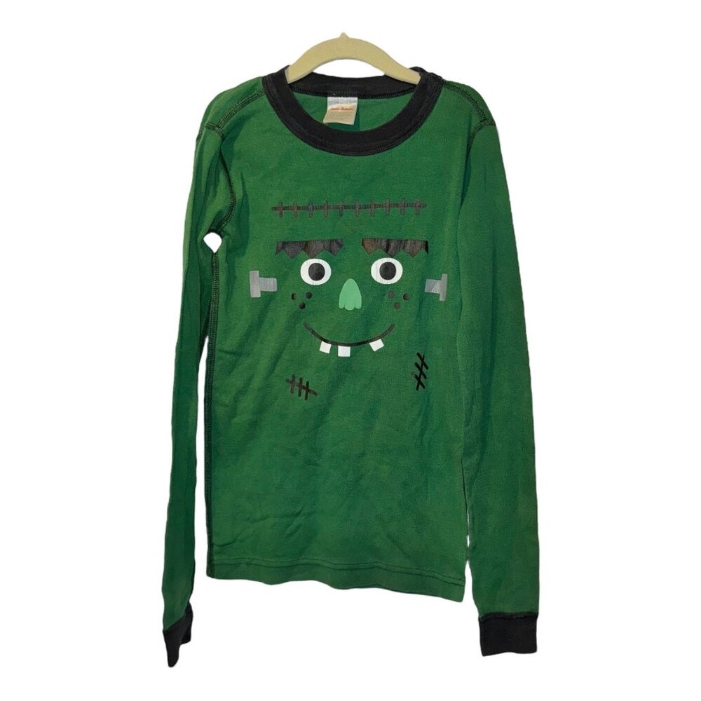 Hanna Andersson Halloween Frankenstein's Monster Long Sleeve Pajama Top 140 cm